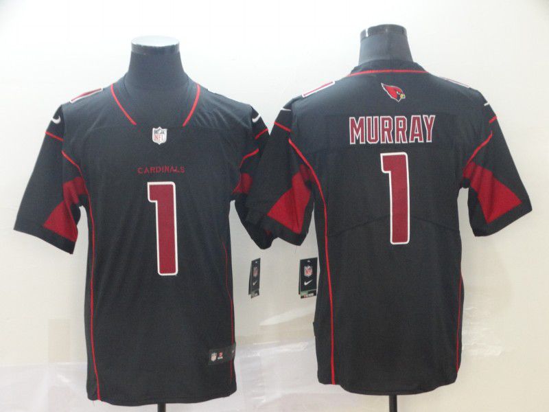 Men Arizona Cardinals #1 Murray Black Nike Vapor Untouchable Limited Player NFL Jerseys